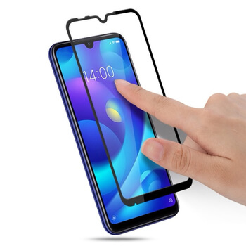 Picasee 3D ochranné tvrdené sklo s rámčekom pre Xiaomi Redmi 7 - čierné