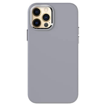 Picasee Premium case s MagSafe pro Apple iPhone 12 Pro - Vlastné gravírovanie - Šedá