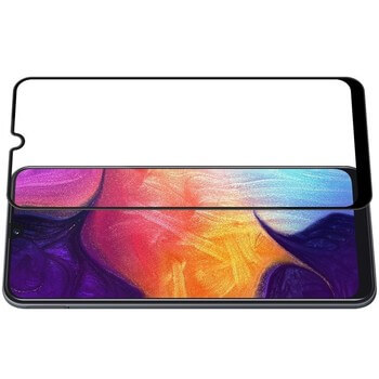 3x Picasee 3D ochranné tvrdené sklo s rámčekom pre Samsung Galaxy A40 A405F - čierné - 2+1 zdarma