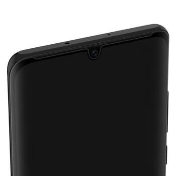 3x Picasee 3D ochranné tvrdené sklo s rámčekom pre Huawei P30 Lite - čierné - 2+1 zdarma