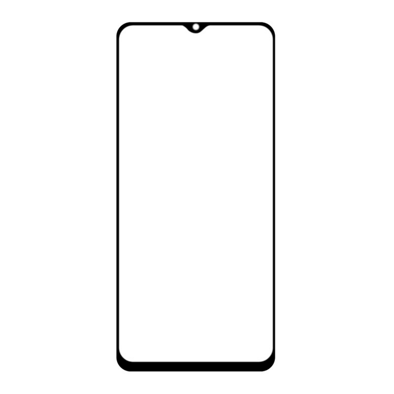 3x 3D ochranné tvrdené sklo s rámčekom pre OPPO A16 - čierné - 2+1 zdarma