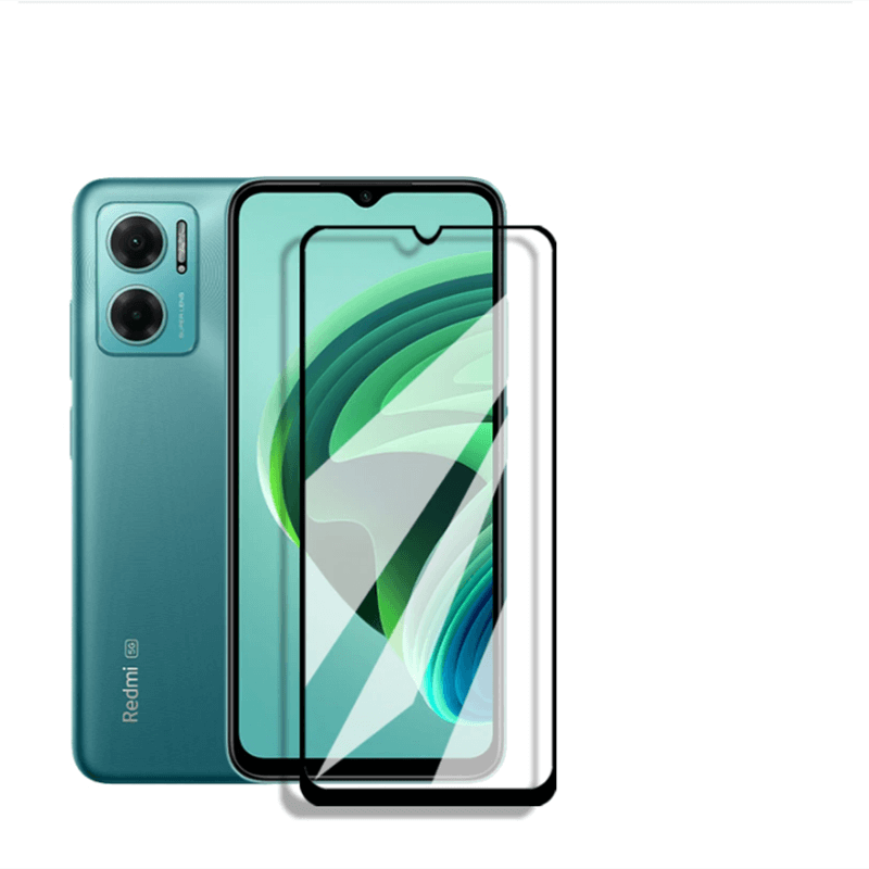 Picasee 3D ochranné tvrdené sklo s rámčekom pre Xiaomi Redmi 10 5G - čierné