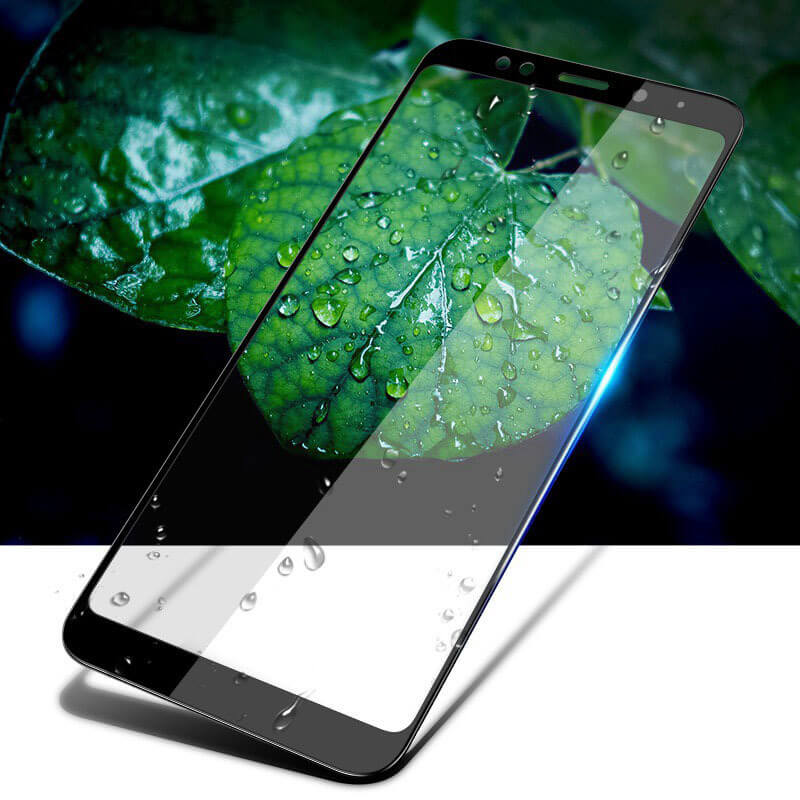 Picasee 3D ochranné tvrdené sklo s rámčekom pre Xiaomi Redmi 5 Plus Global - čierné