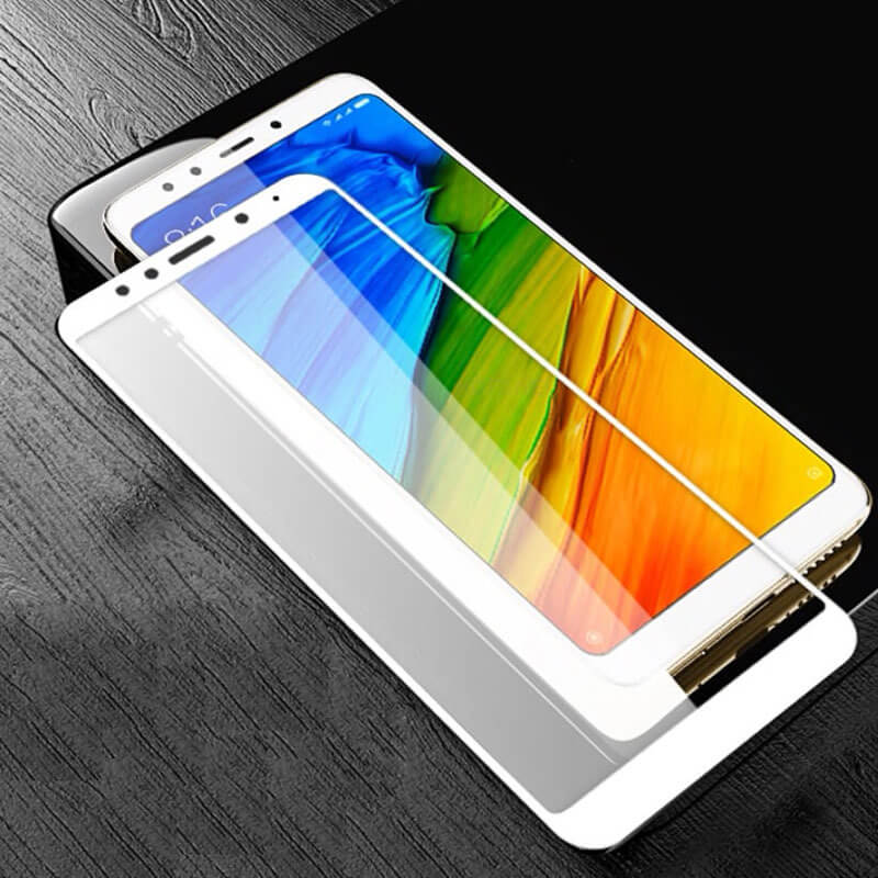 Picasee 3D ochranné tvrdené sklo pre Xiaomi Redmi 5 Plus Global - biele