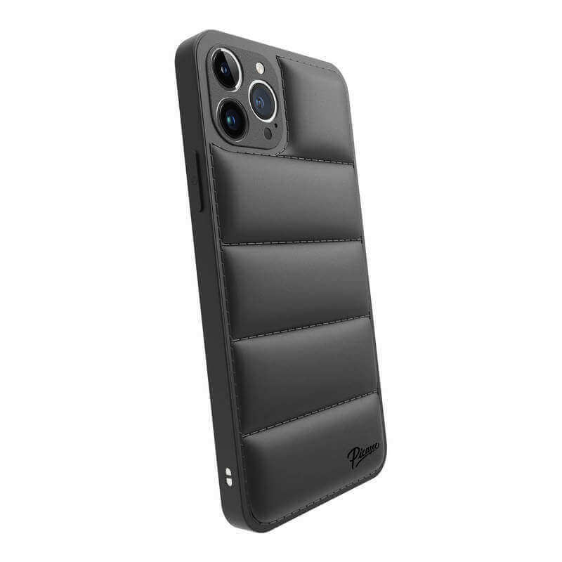 Picasee Puffer case pro Apple iPhone XS Max - Picasee Puffer - Čierna