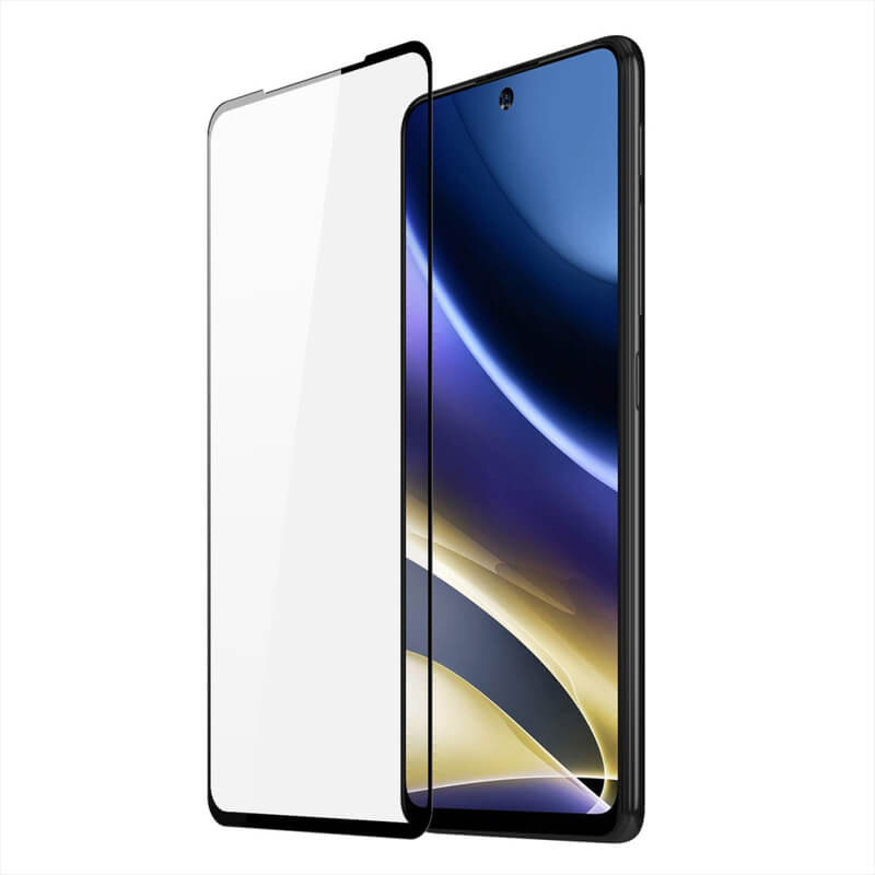 Picasee 3D ochranné tvrdené sklo s rámčekom pre Motorola Moto G51 - čierné