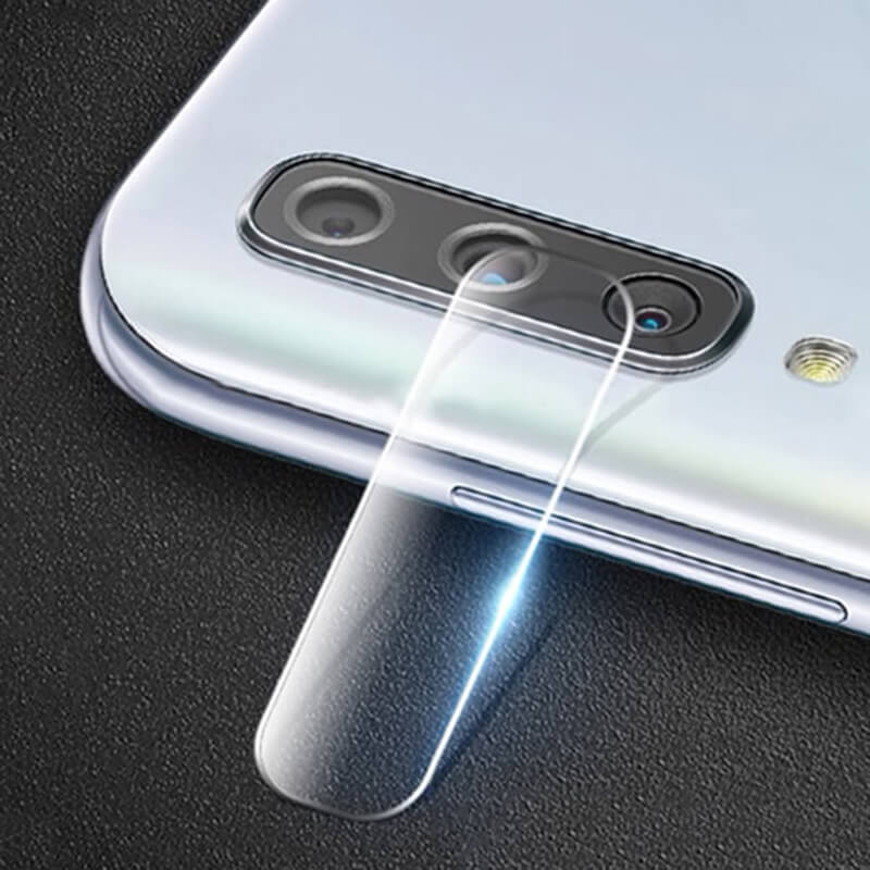 Picasee ochranné sklo na čočku fotoaparátu a kamery pre Samsung Galaxy A20s