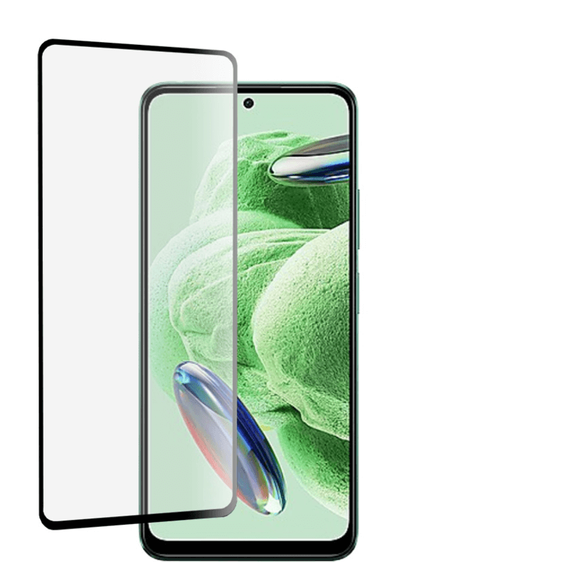 3x Picasee 3D ochranné tvrdené sklo s rámčekom pre Xiaomi Redmi Note 12 Pro 4G - čierné - 2+1 zdarma 416012