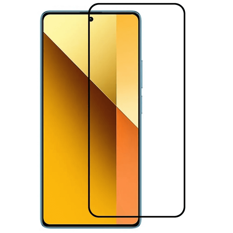 3x Picasee 3D ochranné tvrdené sklo s rámčekom pre Xiaomi Redmi Note 13 Pro 4G - čierné - 2+1 zdarma