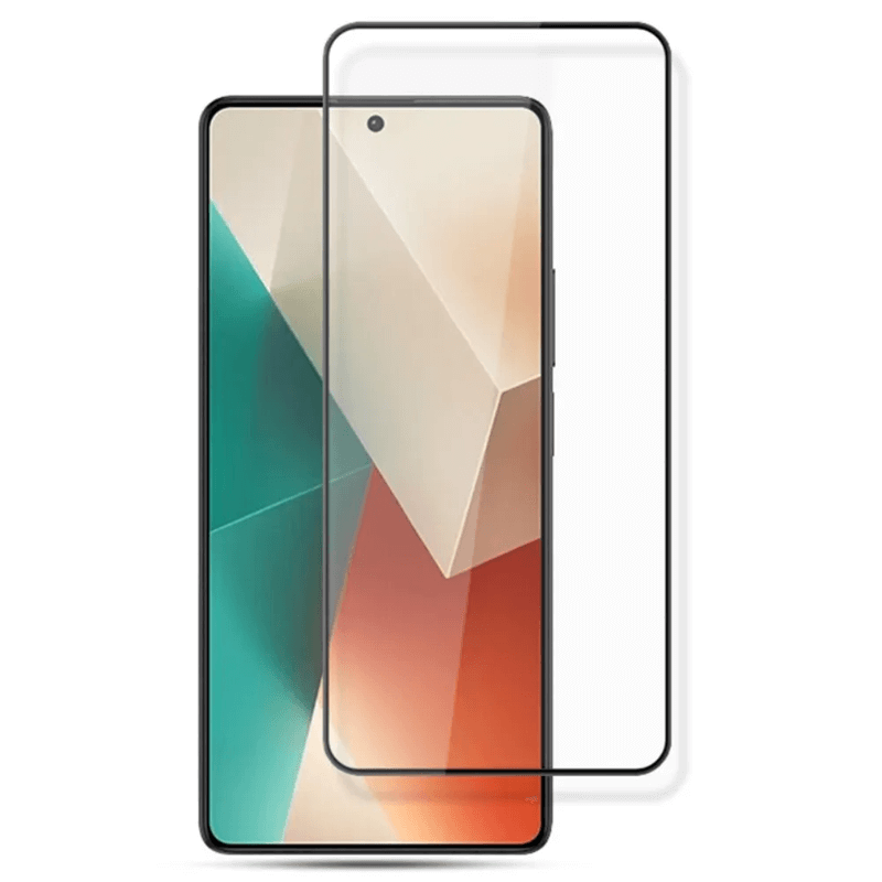 3x Picasee 3D ochranné tvrdené sklo s rámčekom pre Xiaomi Redmi Note 13 4G - čierné - 2+1 zdarma 423012