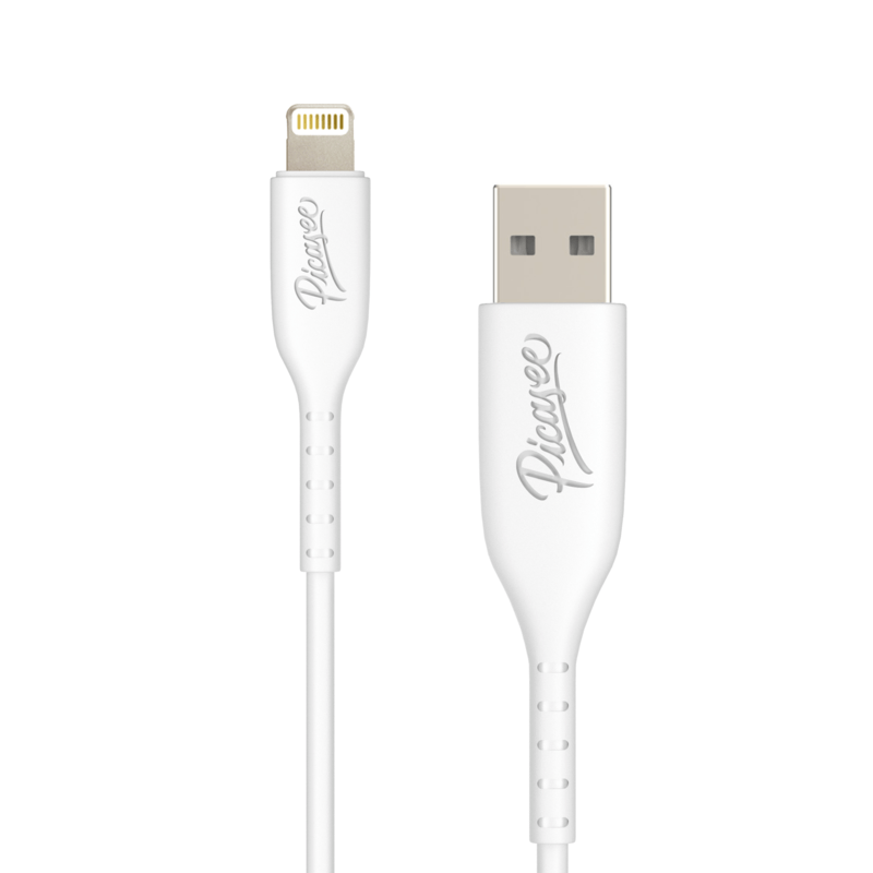 Picasee USB Kabel Lightning - USB 2.0 - Biela