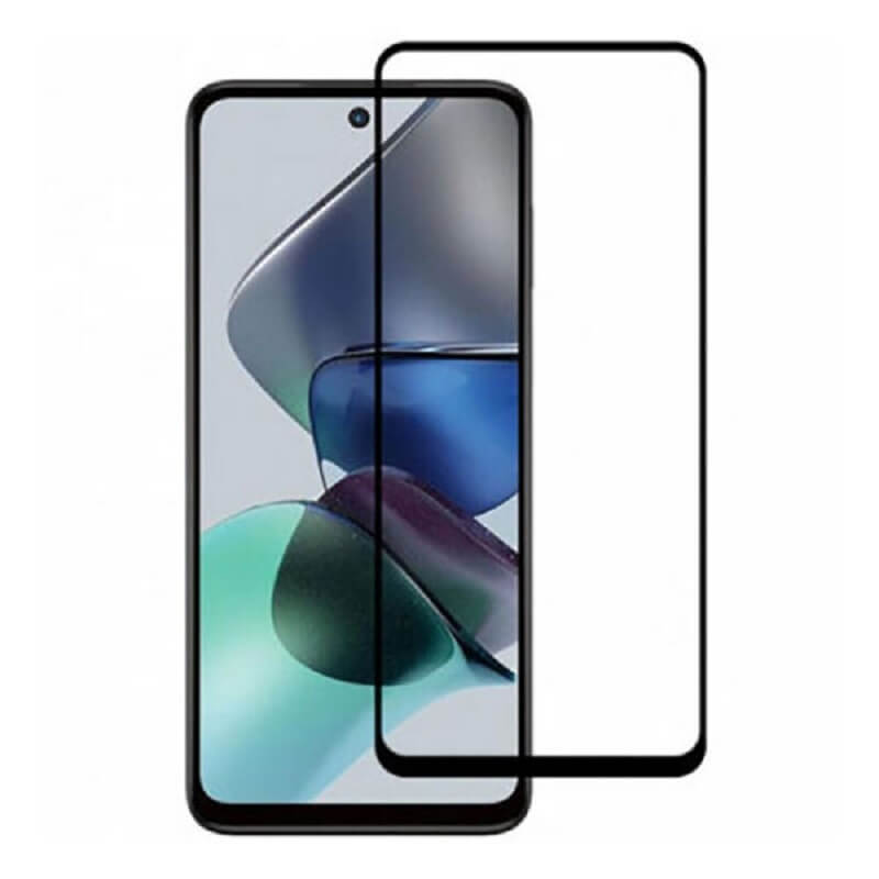 Picasee 3D ochranné tvrdené sklo s rámčekom pre Motorola Moto G14 - čierné