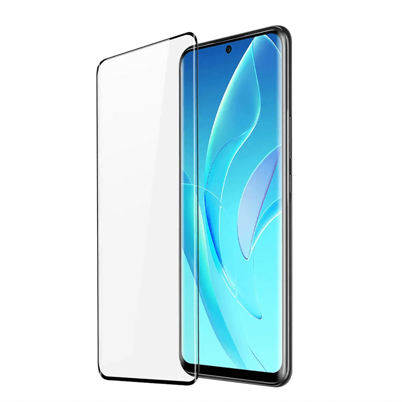3x 3D ochranné tvrdené sklo s rámčekom pre Honor 200 Lite - čierné - 2+1 zdarma