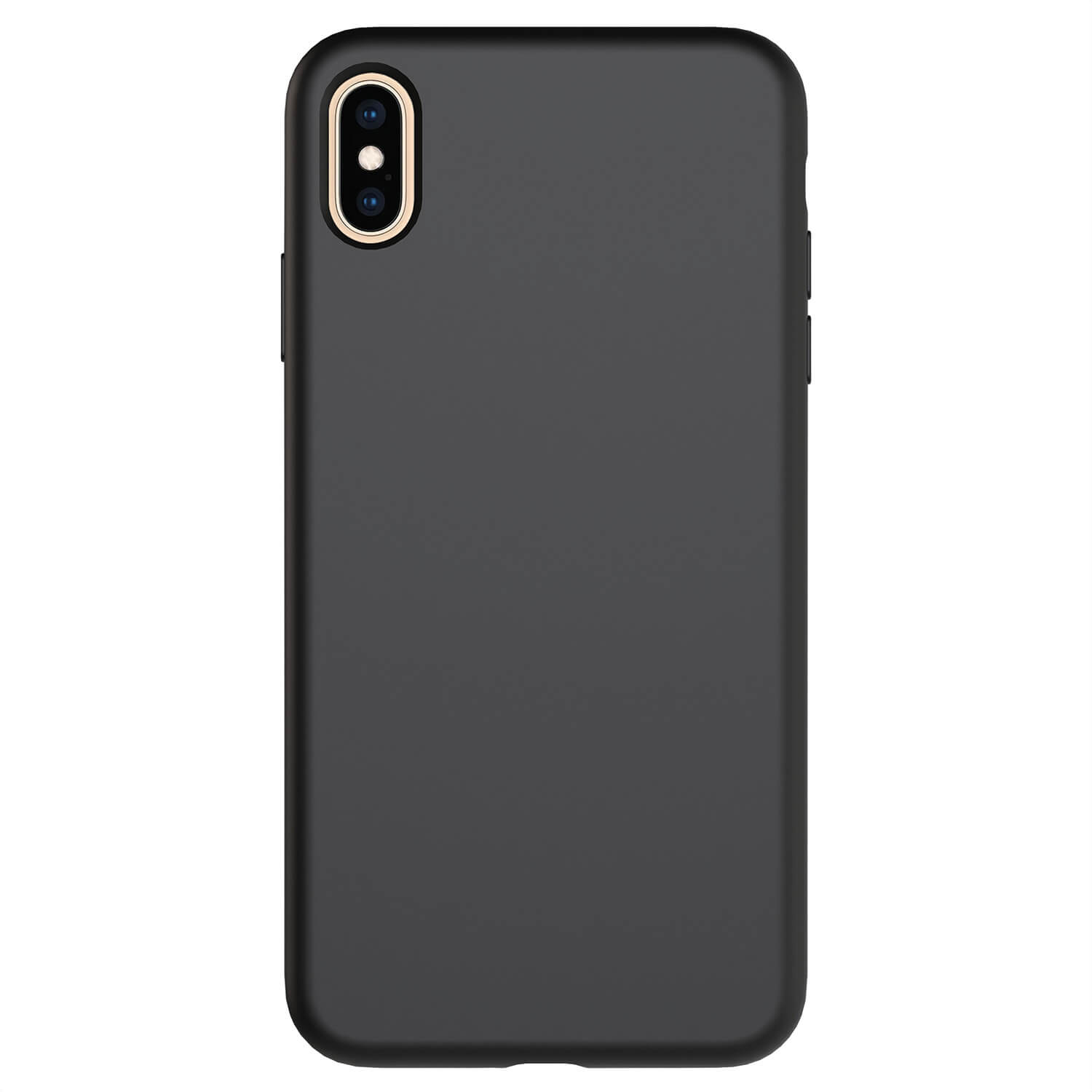 Picasee Liquid case Apple iPhone XS Max - Vlastné gravírovanie - Čierna