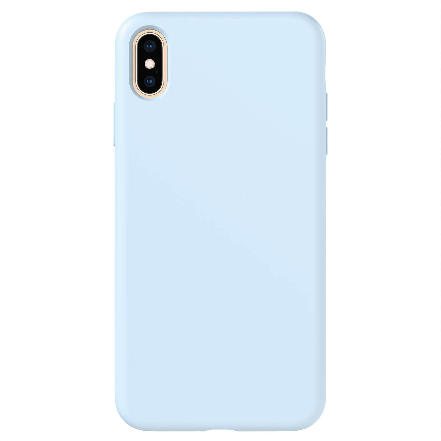 Picasee Liquid case Apple iPhone XS Max - Vlastné gravírovanie - Modrá