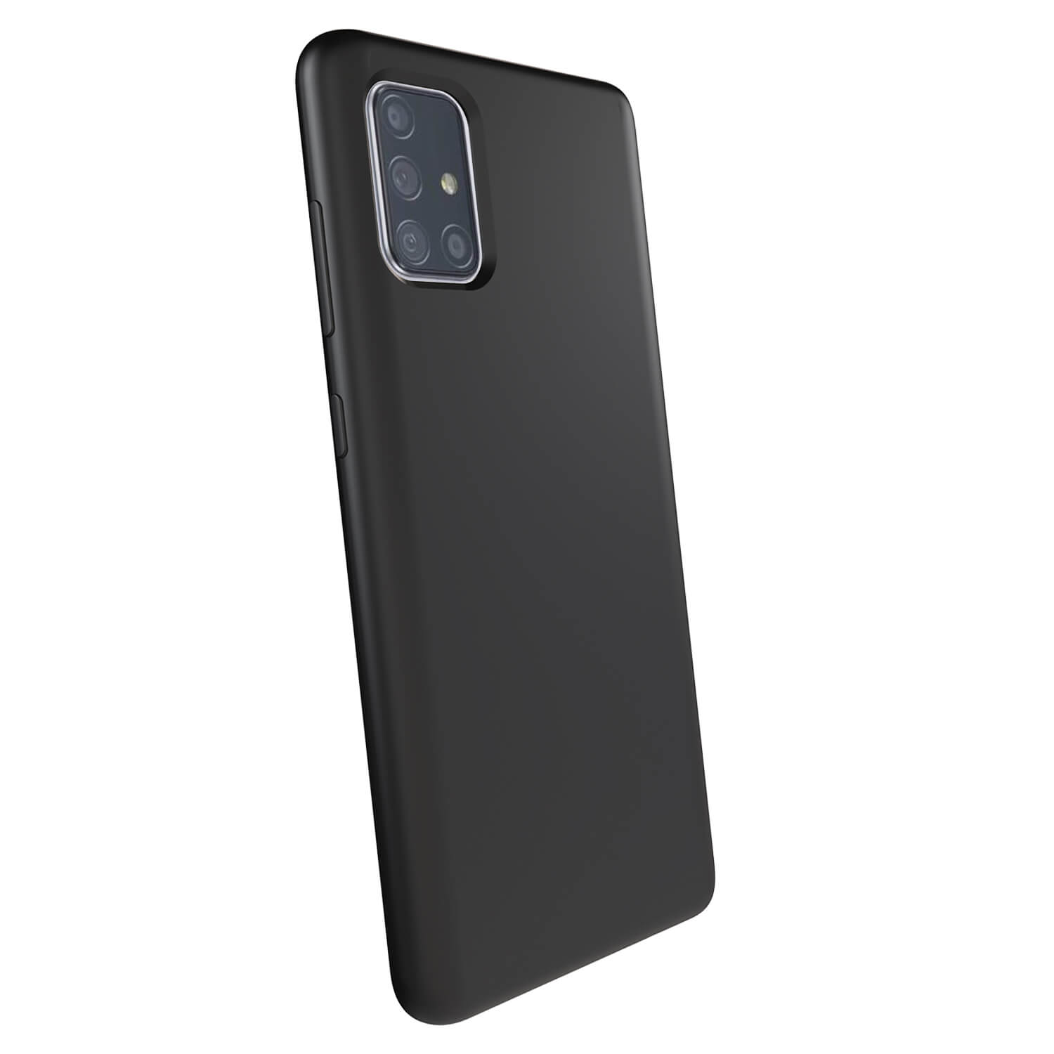Liquid case Samsung Galaxy A71 A715F - Vlastné gravírovanie - Čierna