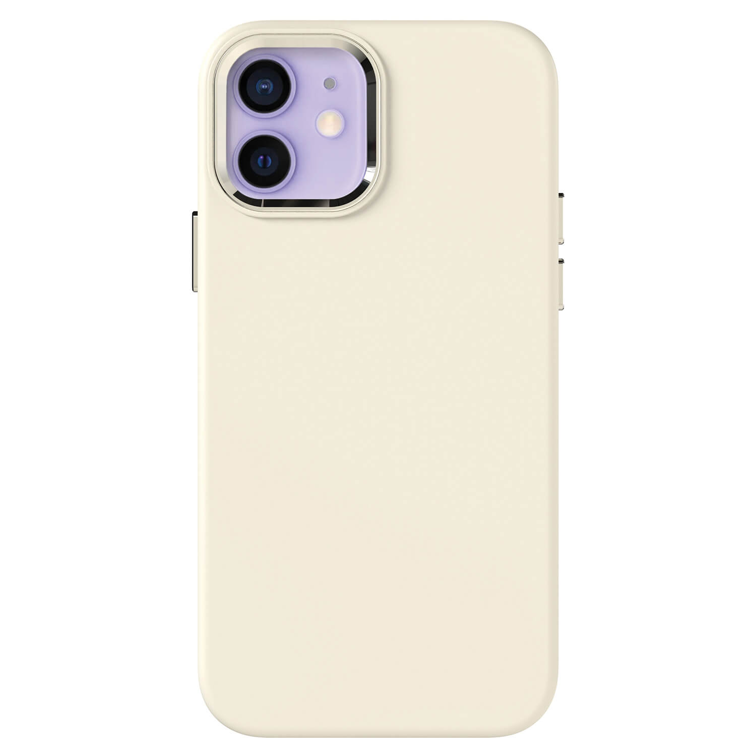 Picasee Premium case s MagSafe pro Apple iPhone 12 - Vlastné gravírovanie - Béžová