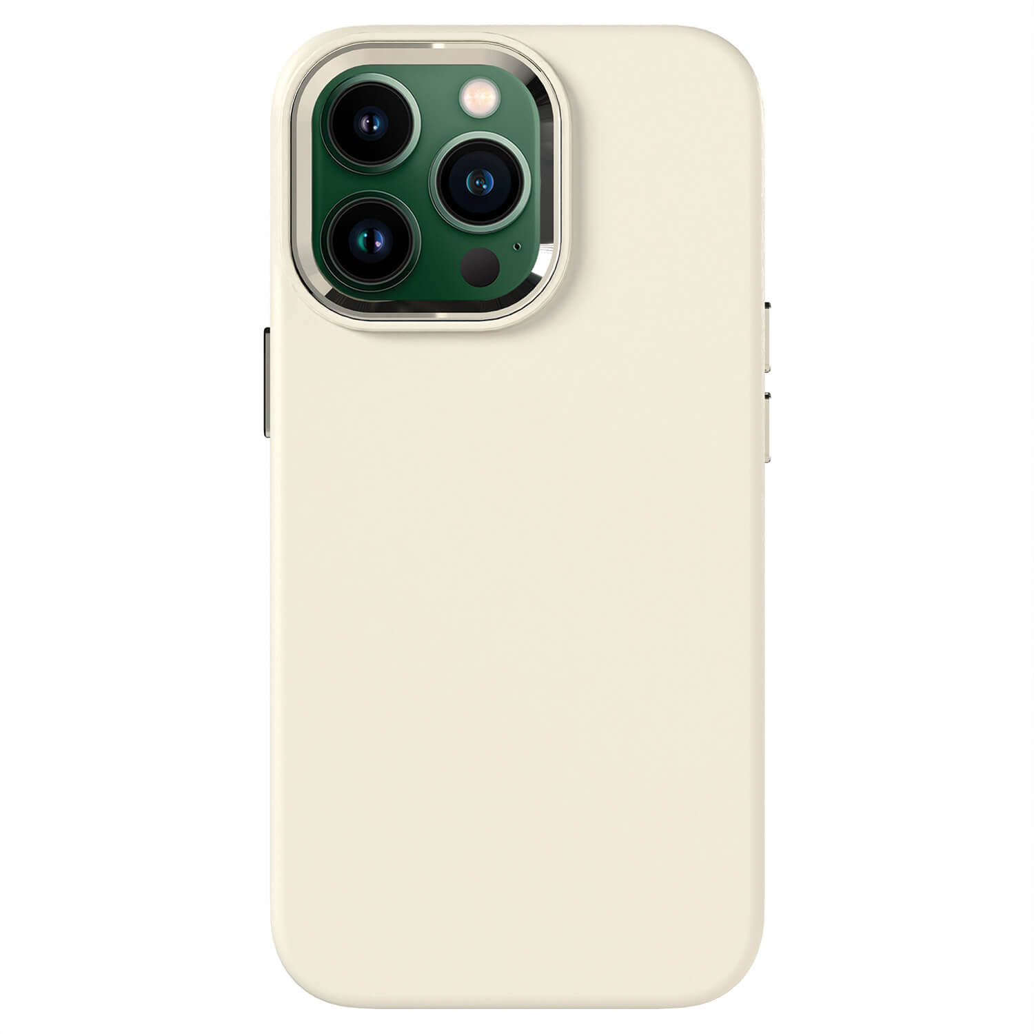 Picasee Premium case s MagSafe pro Apple iPhone 13 Pro - Vlastné gravírovanie - Béžová