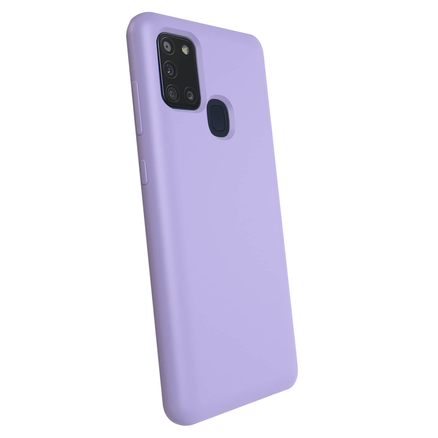 Picasee Liquid case Samsung Galaxy A21s - Vlastné gravírovanie - Fialová