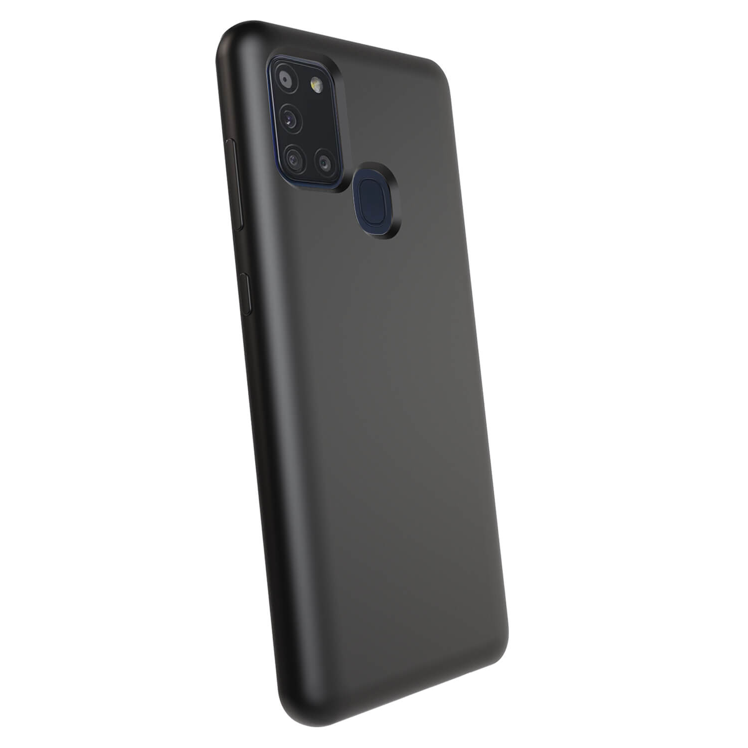 Picasee Liquid case Samsung Galaxy A21s - Vlastné gravírovanie - Čierna