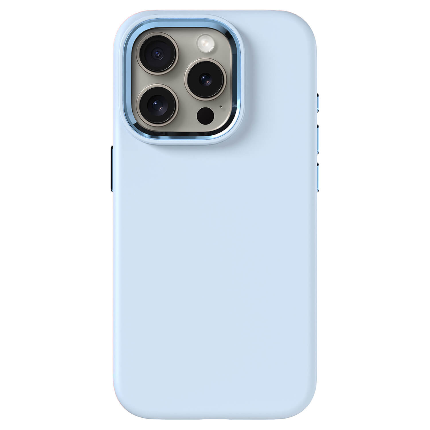 Picasee Premium case s MagSafe pro Apple iPhone 15 Pro - Vlastné gravírovanie - Modrá