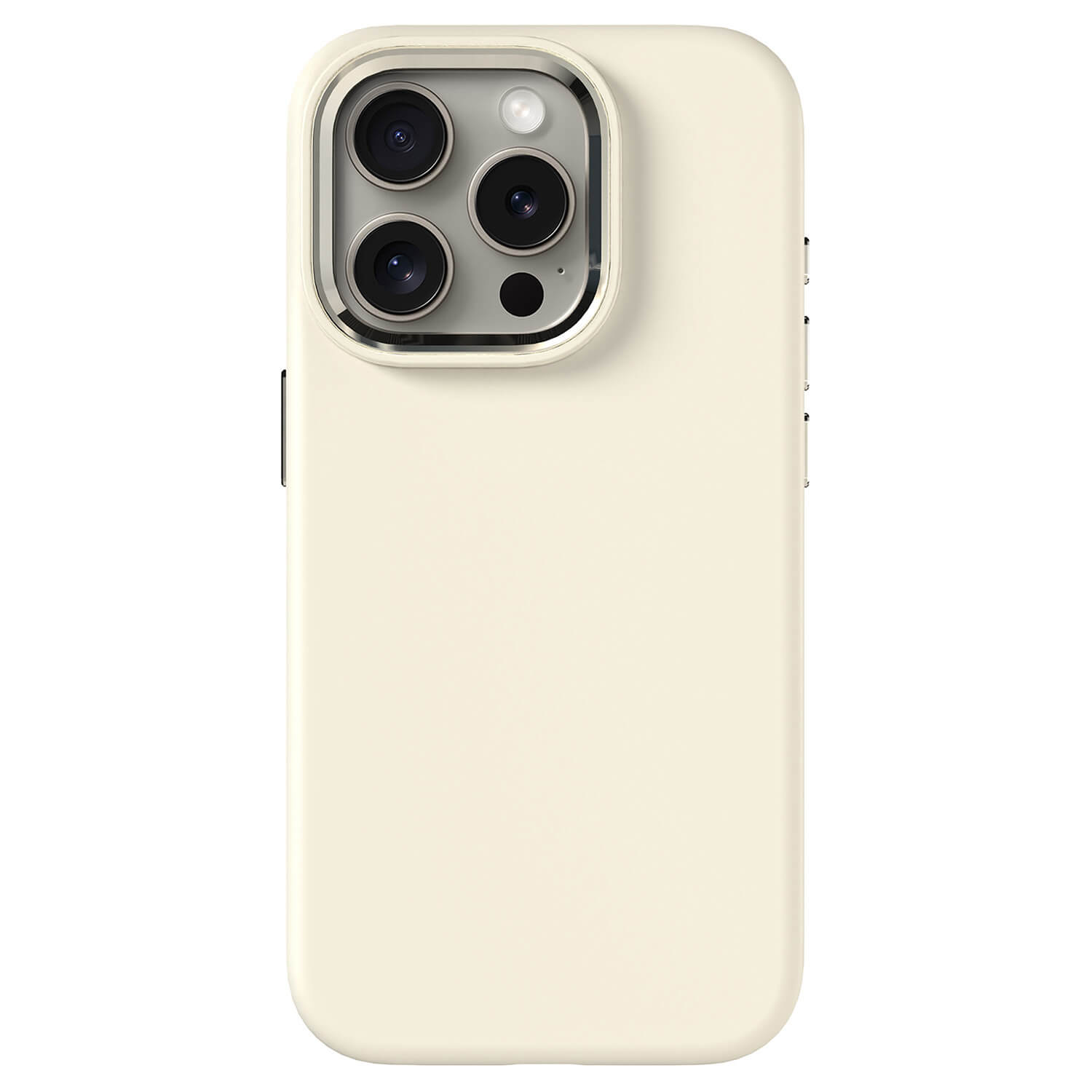Picasee Premium case s MagSafe pro Apple iPhone 15 Pro - Vlastné gravírovanie - Béžová