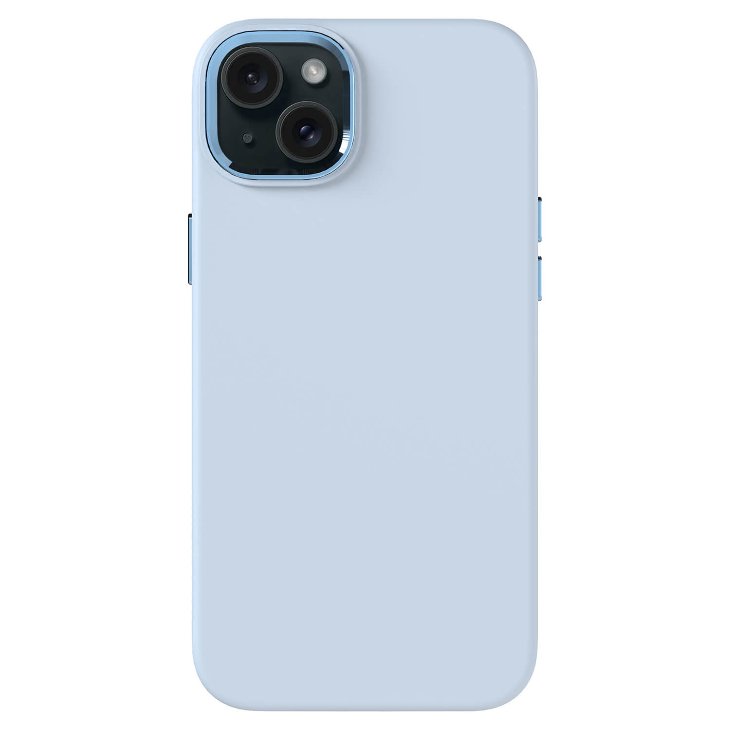 Picasee Premium case s MagSafe pro Apple iPhone 15 Plus - Vlastné gravírovanie - Modrá