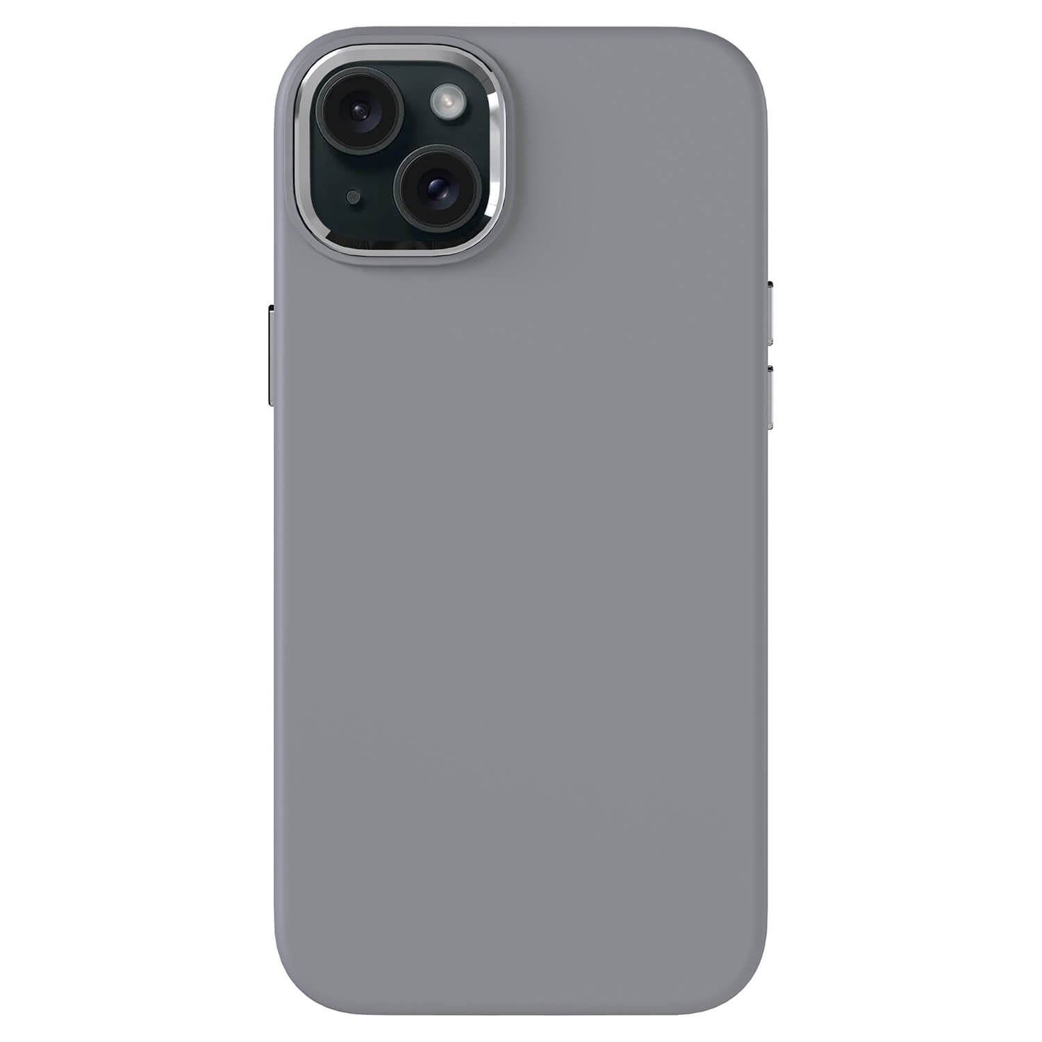 Picasee Premium case s MagSafe pro Apple iPhone 15 Plus - Vlastné gravírovanie - Šedá