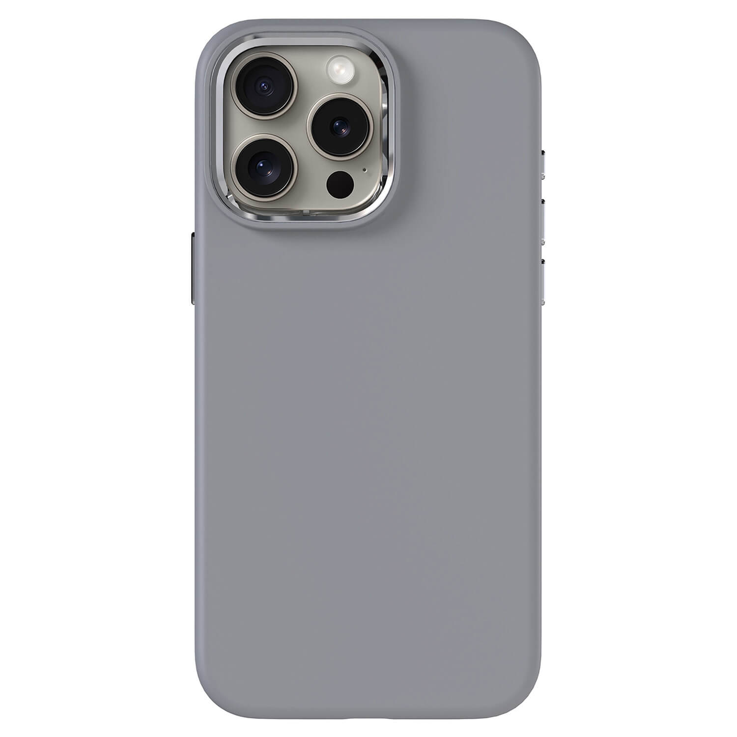 Picasee Premium case s MagSafe pro Apple iPhone 15 Pro Max - Vlastné gravírovanie - Šedá
