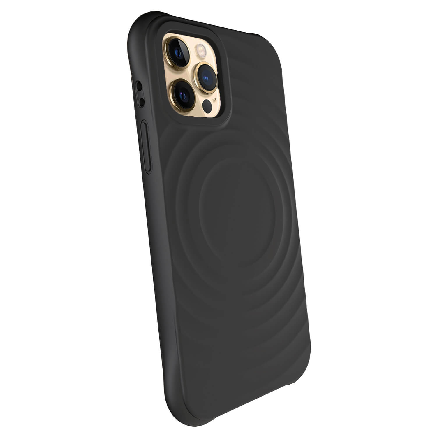 PShock-proof case s MagSafe Apple iPhone 12 Pro - Vlastné gravírovanie - Čierna