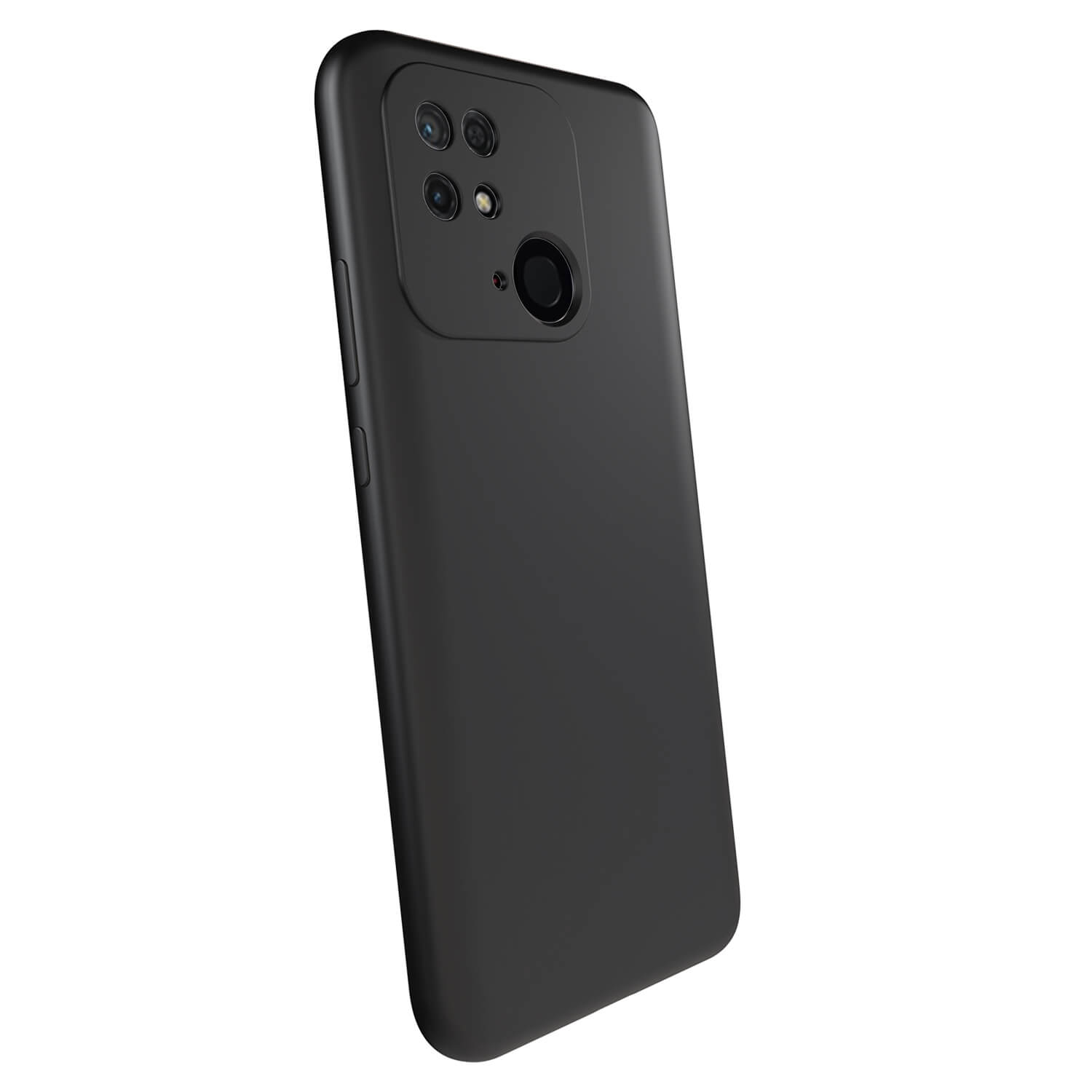 Liquid case Xiaomi Redmi 10C - Vlastné gravírovanie - Čierna
