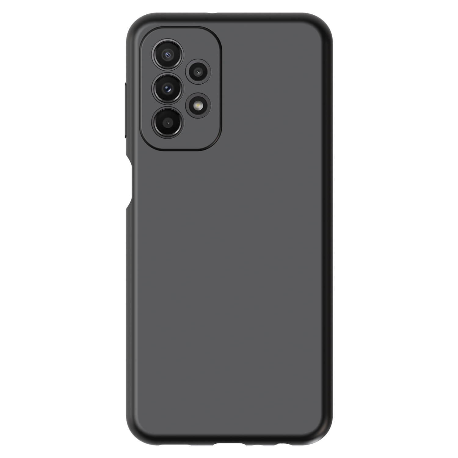 Liquid case Samsung Galaxy A23 A236B 5G - Vlastné gravírovanie - Čierna
