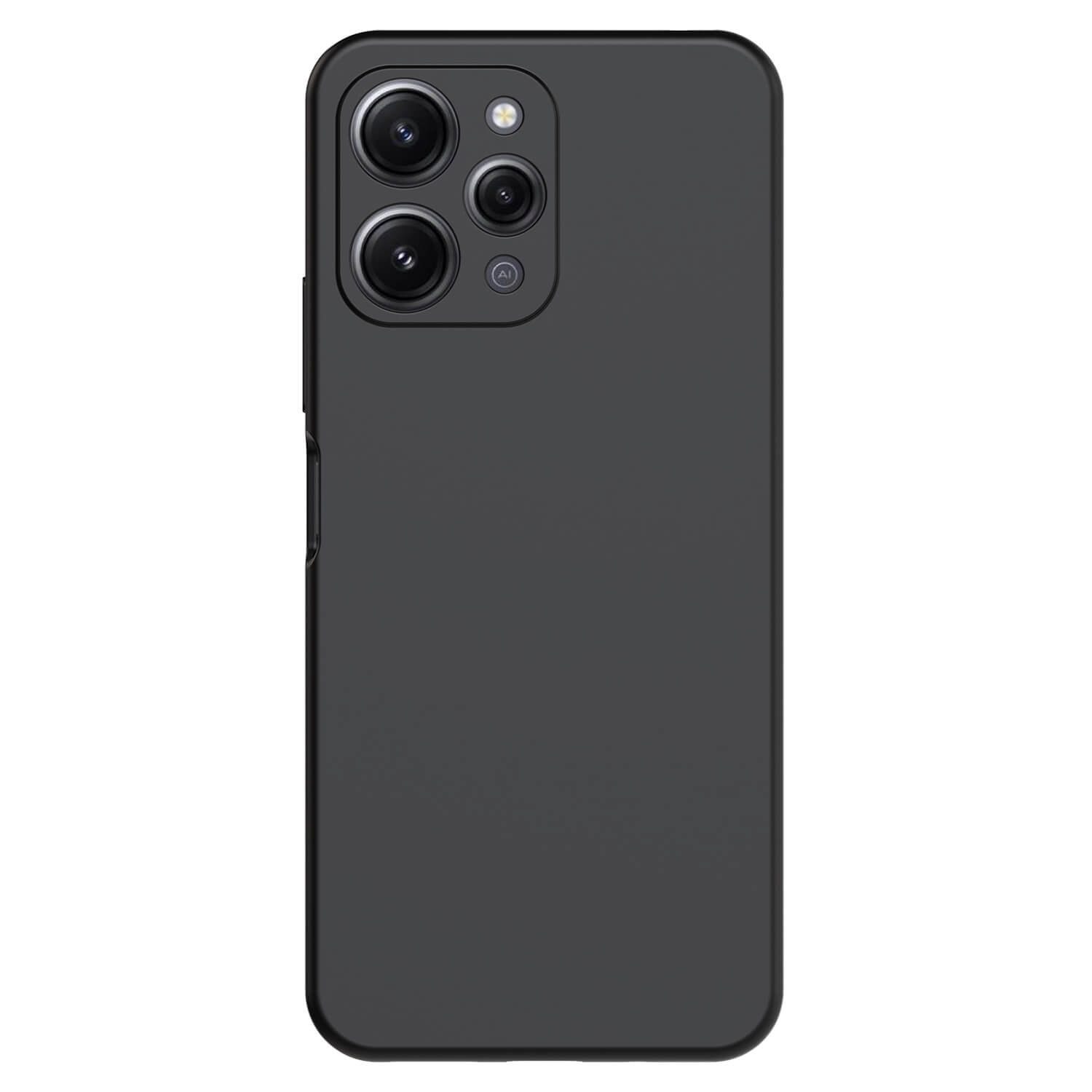 Liquid case Xiaomi Redmi 12 4G - Vlastné gravírovanie - Čierna