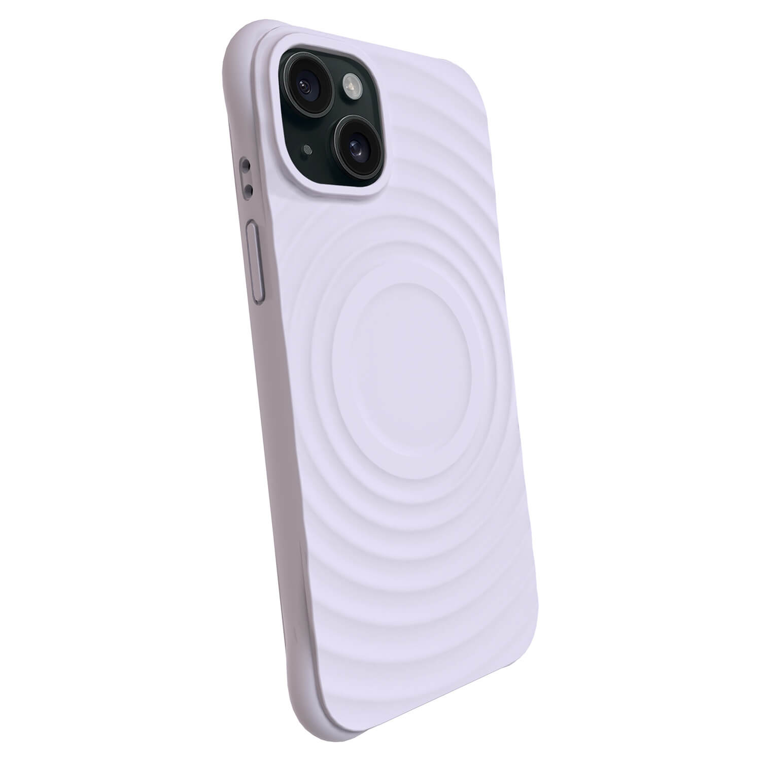 PShock-proof case s MagSafe Apple iPhone 15 Plus - Vlastné gravírovanie - Fialová